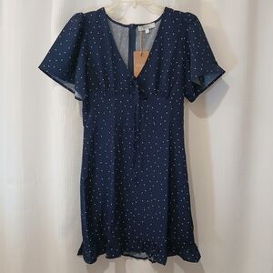 NWT RIHOAS Polka Dot Collection Dress Size Small